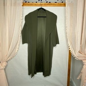 Plus size Green Duster
